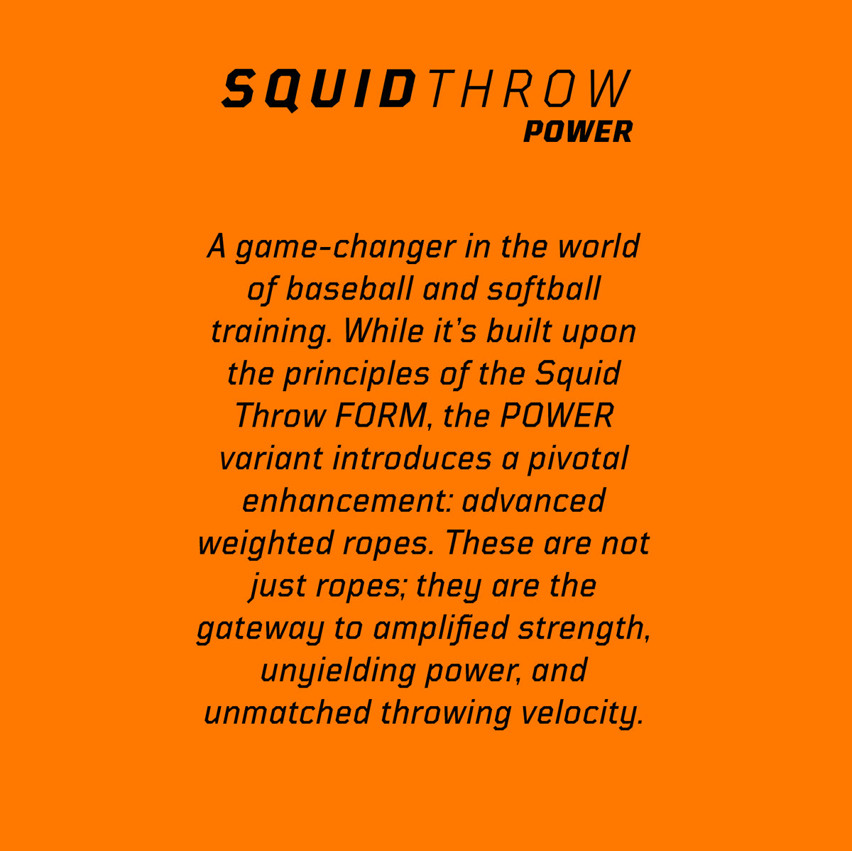 SQUID THROW POWER