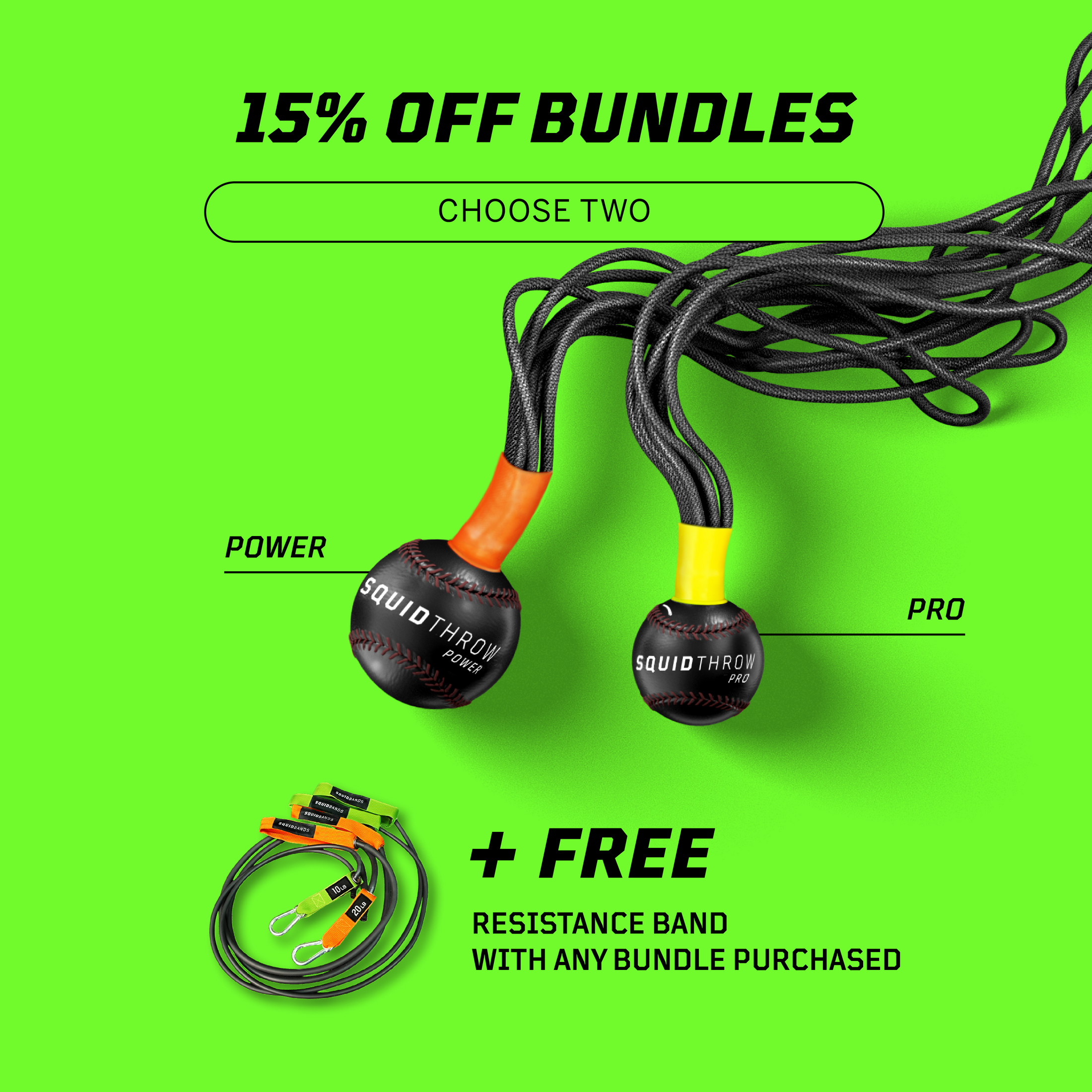 Squid Throw Bundle - Power + Pro